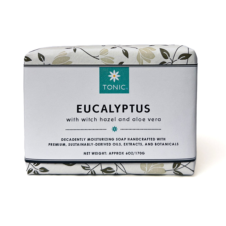 TONIC Eucalyptus Bar Soap with Witch Hazel and Aloe Vera