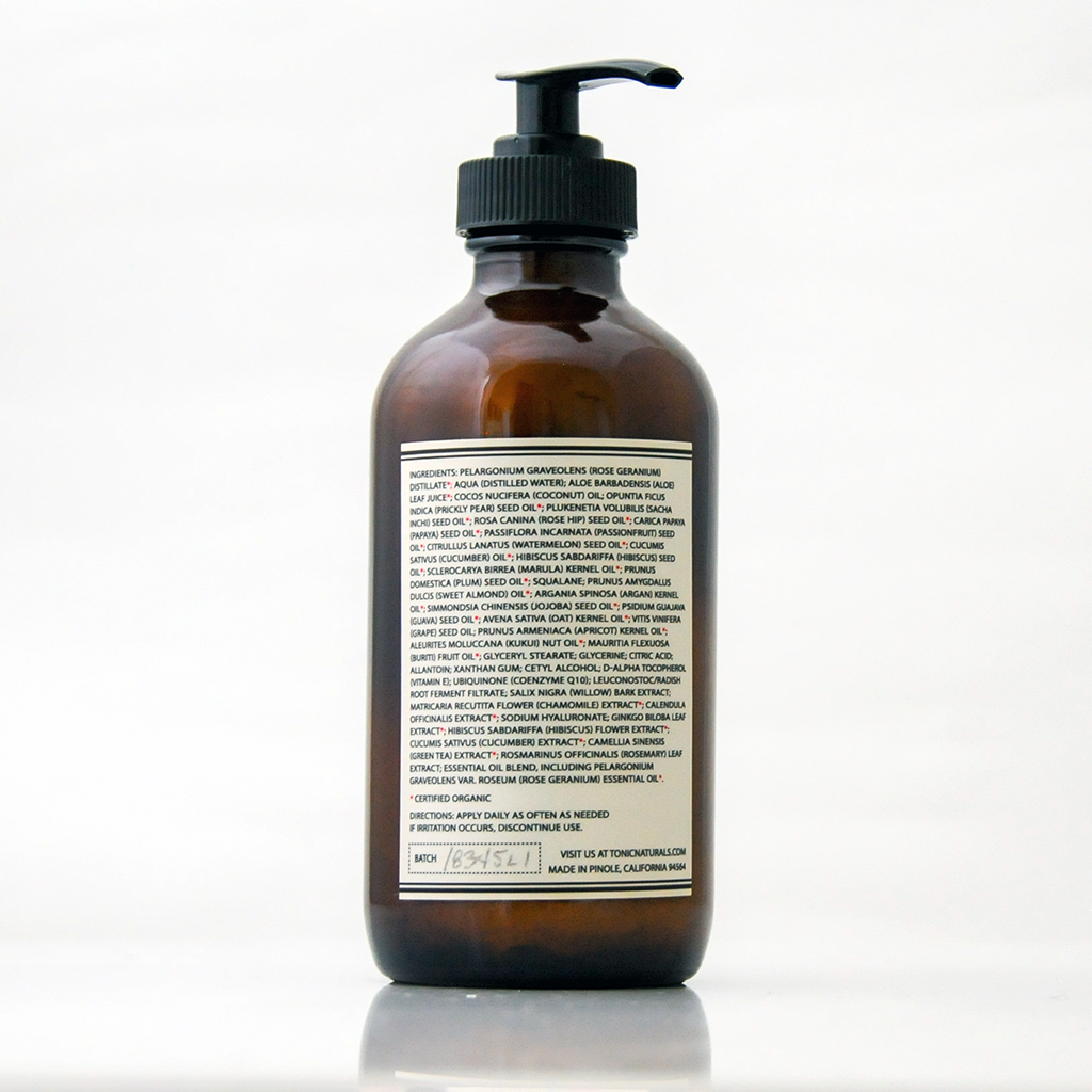 Rose Geranium Body Lotion | TONIC