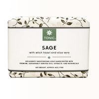 TONIC Sage Bar Soap with Witch Hazel and Aloe Vera