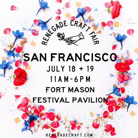 Getting ready for the SF Renegade Craft Fair!