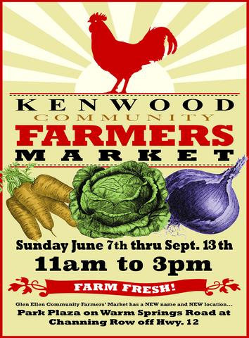 Tonic will be at Kenwood Community Farmers Market June 21