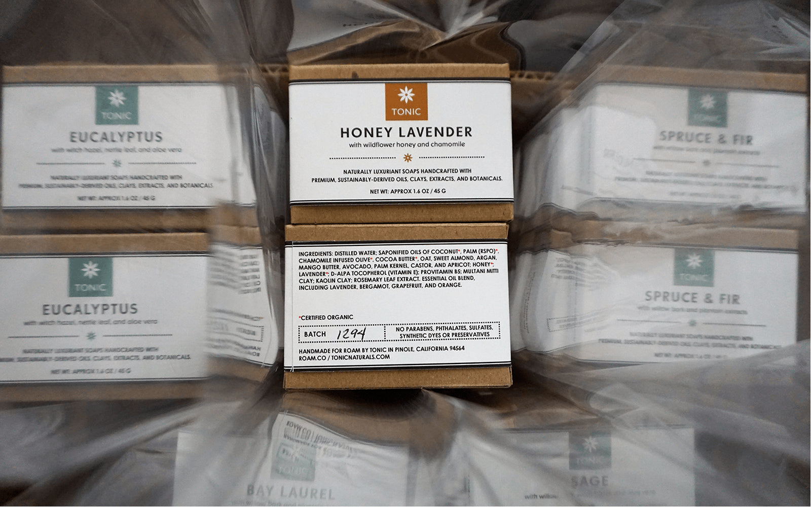 Hotel Guest Soaps made for RoamSF