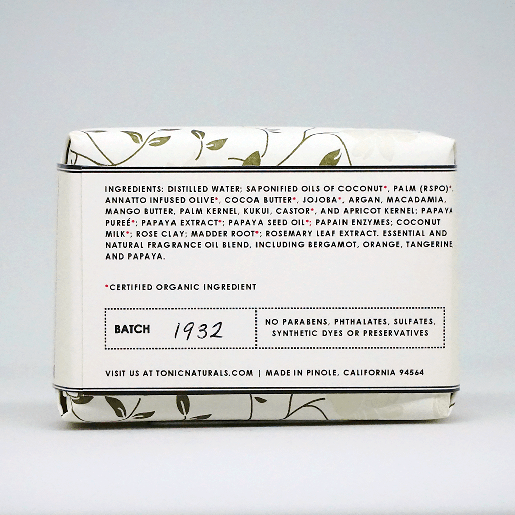 Papaya Bar Soap