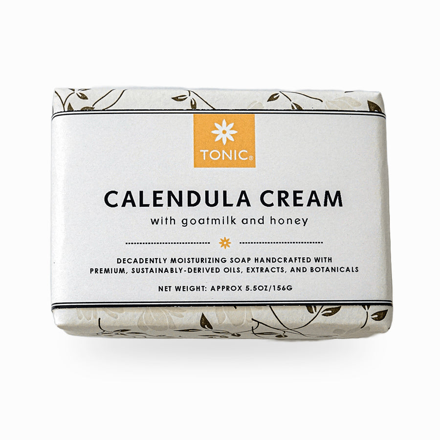 Calendula Cream Bar Soap with Goatmilk and Honey