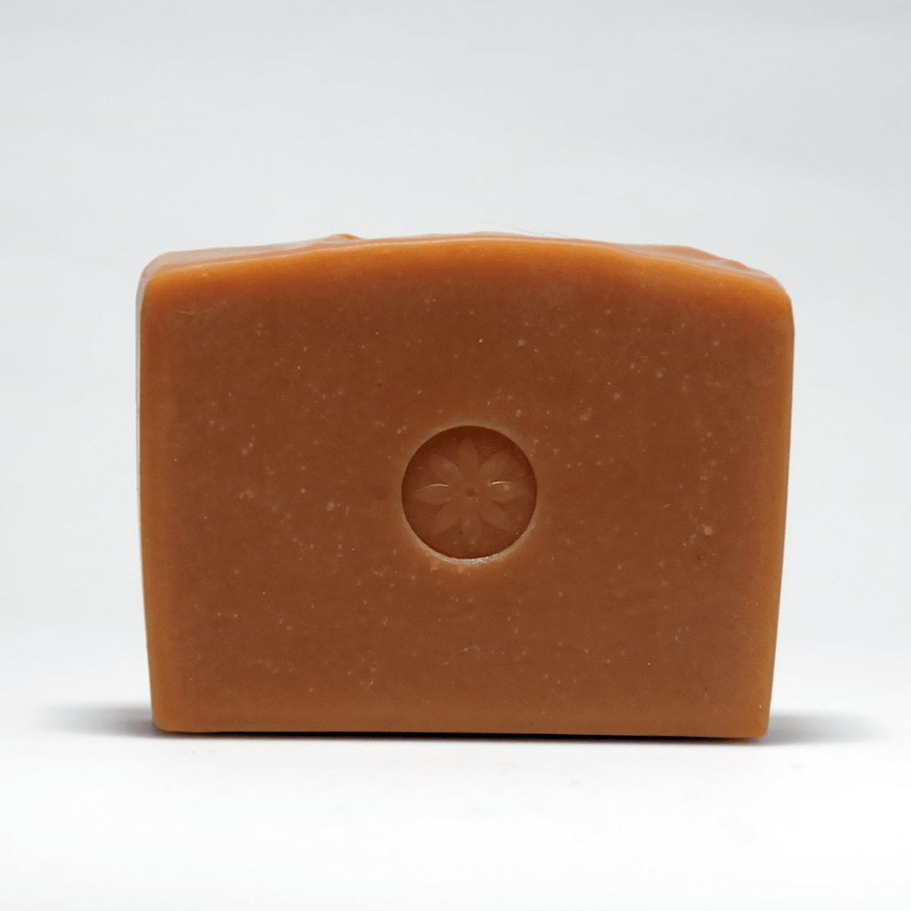 Tonic Chamomile Carrot Bar Soap unwrapped