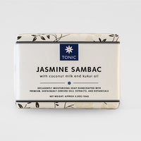 Jasmine Sambac Bar Soap with Coconut Milk and Kukui Oil