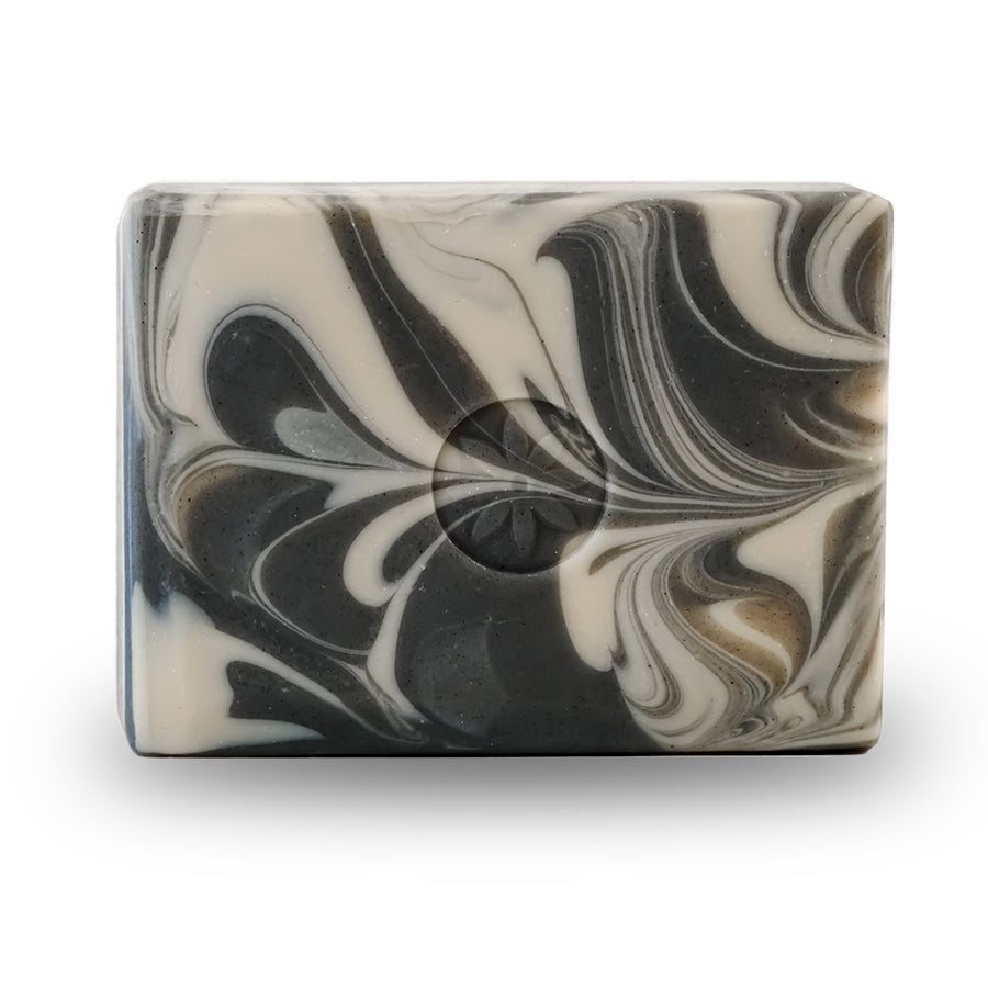 Jasmine Sambac Bar Soap, unwrapped front view 