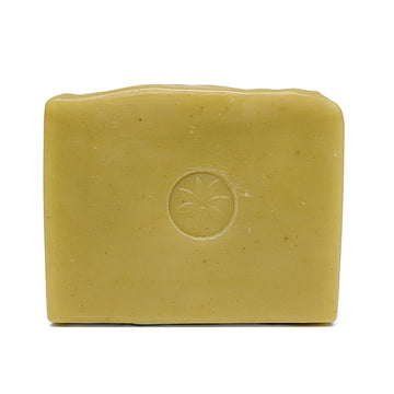 Linden Blossom Bar Soap unwrapped