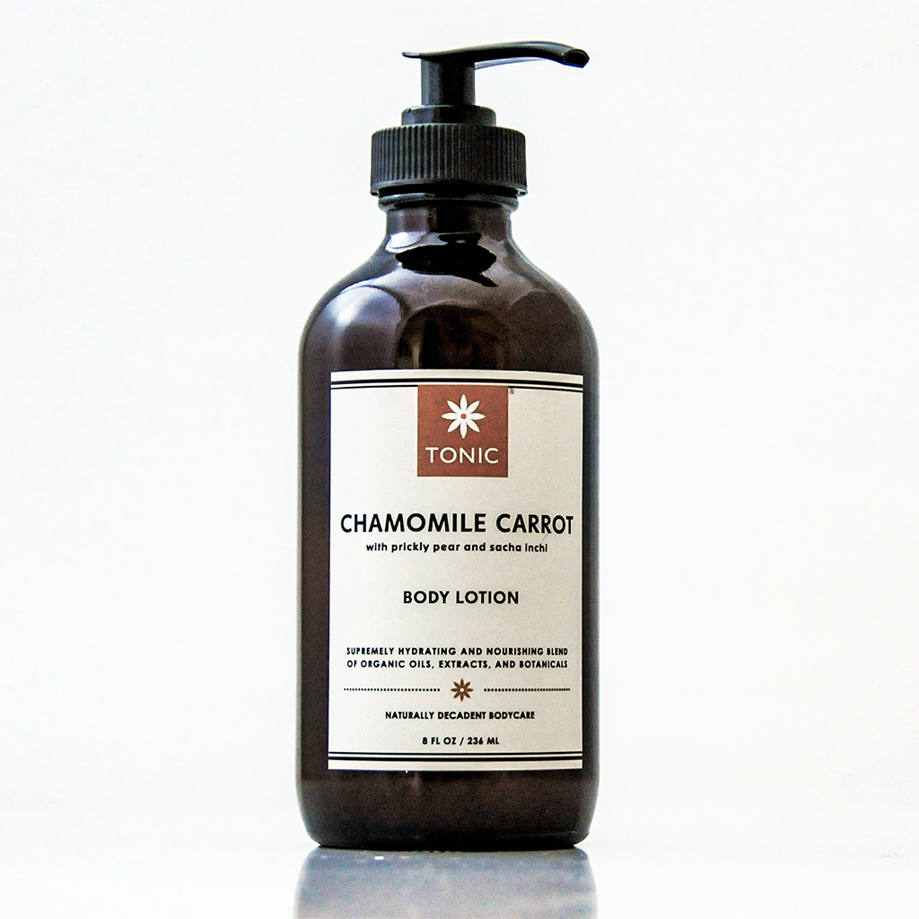 Chamomile Carrot Body Lotion with Prickly Pear and Sacha Inchi