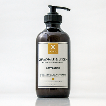 Chamomile Linden Body Lotion with Prickly Pear and Sacha Inchi