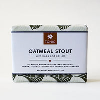 TONIC Oatmeal Stout Bar Soap eith Hops and Oat Oil