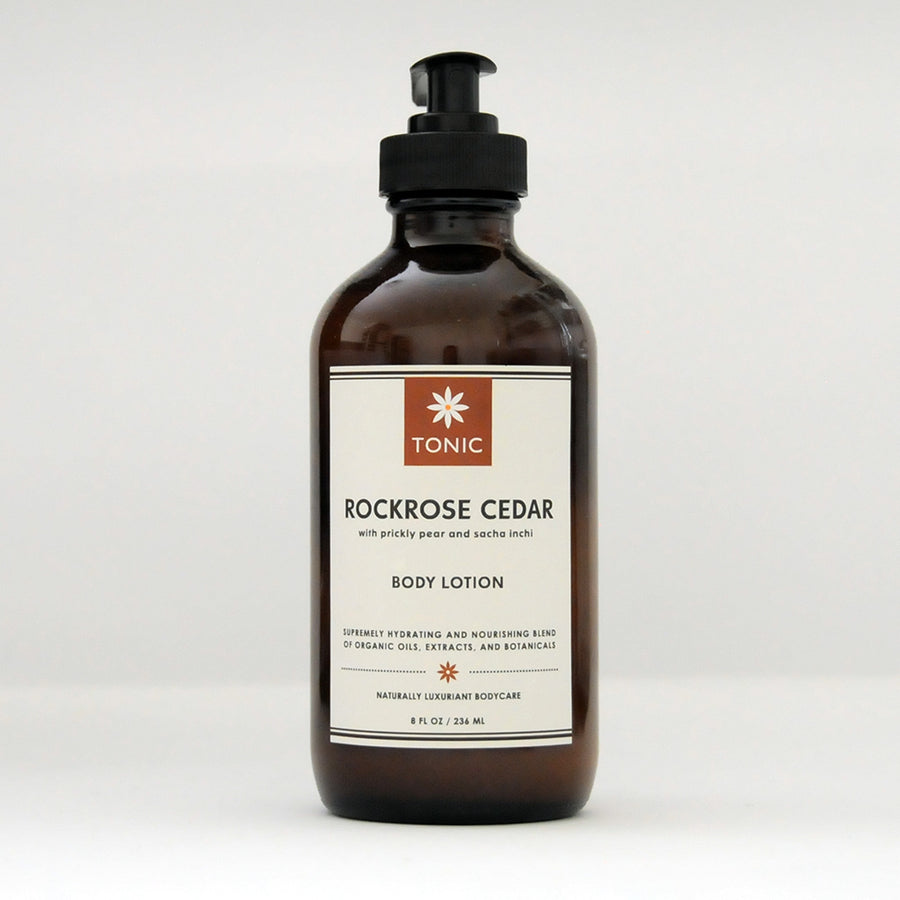 Rockrose Cedar Body Lotion with Prickly Pear and Sacha Inchi Oils by TONIC