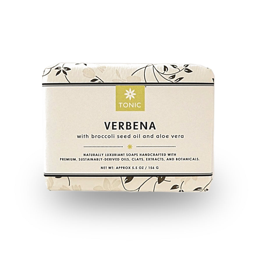 TONIC Verbena Bar Soap with Broccoli Seed Oil and Aloe Vera